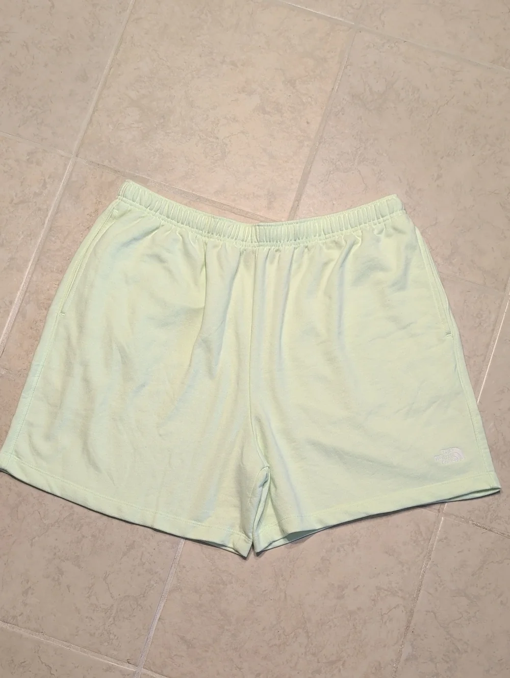 The North Face Men's Fleece Yellow Lime Shorts